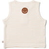 Viscose from Bamboo Organic Cotton Toddler Tank Top, Happy Stripe - Shirts - 1 - thumbnail