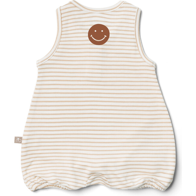 Viscose from Bamboo Organic Cotton Sleeveless Romper, Happy Stripe - Rompers - 2