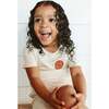 Viscose from Bamboo Organic Cotton Toddler Biker Set, Happy Stripe - Mixed Apparel Set - 3