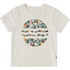 Rio Floral Crew Neck Tee, White - Tees - 1 - thumbnail