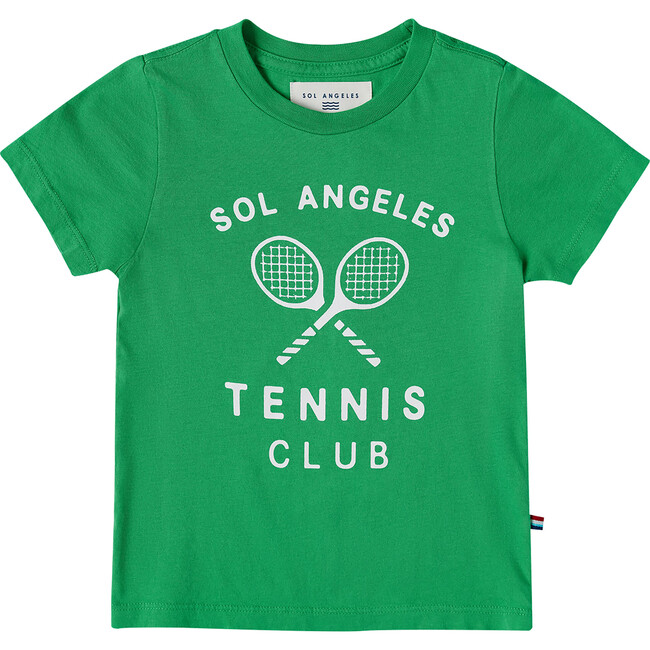Tennis Club Crew Neck T-Shirt, Lime