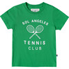 Tennis Club Crew Neck T-Shirt, Lime - Tees - 1 - thumbnail