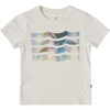 Faded Palms Waves Crew Neck T-Shirt, D White - Tees - 1 - thumbnail