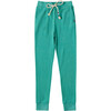 Loop Terry Drawstring Jogger, Turquoise - Sweatpants - 1 - thumbnail