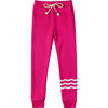 Coastal Waves Rope Waist Jogger Pants, Dahlia - Sweatpants - 1 - thumbnail