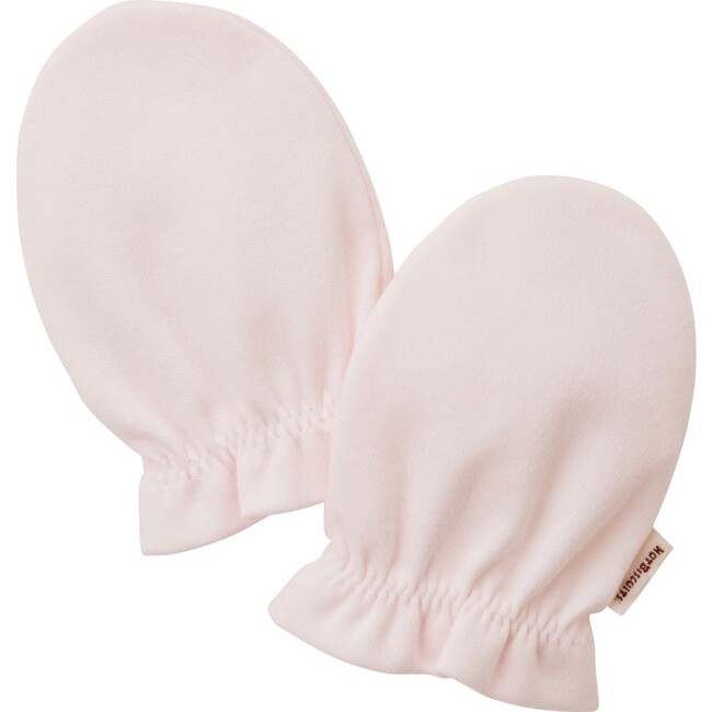 Soft Baby Mittens, Pink - Gloves - 1
