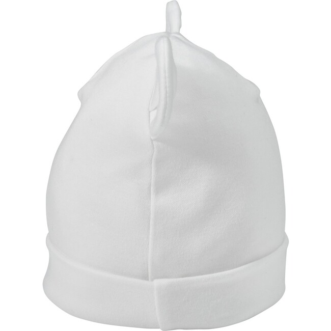 Baby Bear Hat, White - Hats - 3