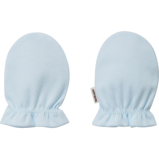 Soft Baby Mittens, Blue - Gloves - 3