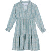 Sienna Kids Dress, Faux Denim Print - Dresses - 1 - thumbnail
