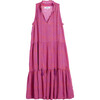 Women's Sienna Midi Dress, Neon Forest Print - Dresses - 1 - thumbnail