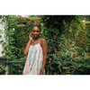 Women's Rio Dress, Pink And Green Jaquard - Dresses - 4