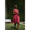 Women's Sienna Midi Dress, Neon Forest Print - Dresses - 2 - thumbnail