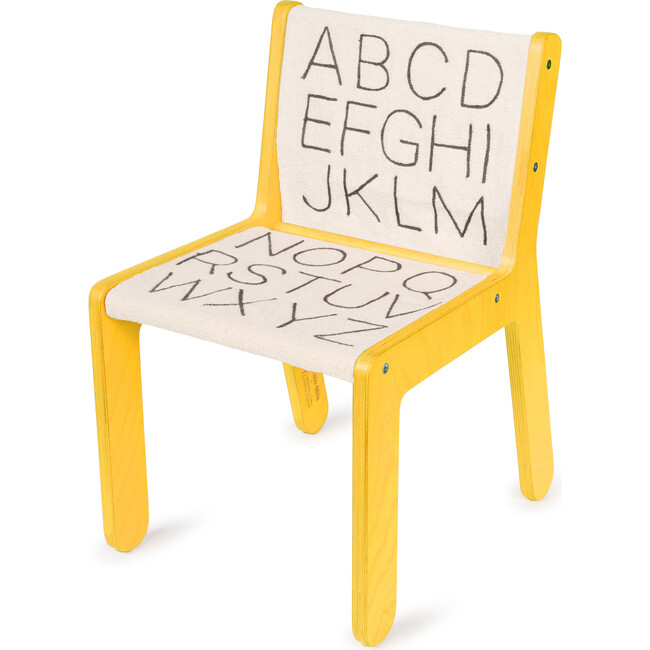 Kid's Chair Sillita ABC - Yellow - Kids Seating - 1