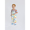Straight Neckline Print Long Overalls, Tutti-Frutti - Overalls - 2
