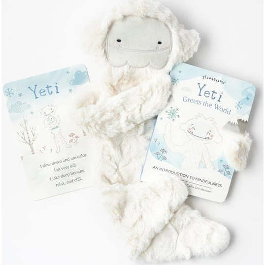 Yeti's Mindfulness Plush Snuggler and Book Bundle, Alpine