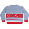Embroidered Sweater "Dreamer" Sky Blue - Sweaters - 1 - thumbnail