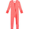 Polly Newborn Convertible One-Piece, Pastel Red - Rompers - 1 - thumbnail