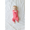 Polly Newborn Convertible One-Piece, Pastel Red - Rompers - 2