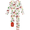 Nashville Footie Zippered One-Piece, Beige - Footie Pajamas - 2