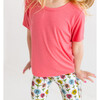 Maya Lynn Short Sleeve T-Shirt And Bell Bottom Set, Beige - Mixed Apparel Set - 5