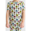 Maya Lynn Short Sleeve Basic Pajama, Beige - Pajamas - 4