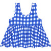 Joshua V-Neck Tank Top Peplum And Bloomer Set, Dark Blue - Mixed Apparel Set - 2