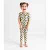 Maya Lynn Short Sleeve Basic Pajama, Beige - Pajamas - 5