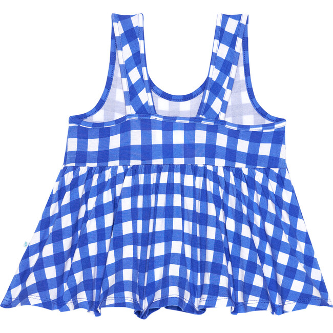 Joshua V-Neck Tank Top Peplum And Bloomer Set, Dark Blue - Mixed Apparel Set - 5
