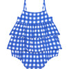 Joshua Basic Ruffled Spaghetti Romper, Dark Blue - Rompers - 1 - thumbnail