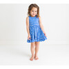 Joshua Racerback Ruffled Twirl Dress, Dark Blue - Dresses - 3