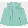 Moringa Baby Gingham Dress, Green - Dresses - 2