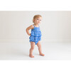 Joshua Basic Ruffled Spaghetti Romper, Dark Blue - Rompers - 3