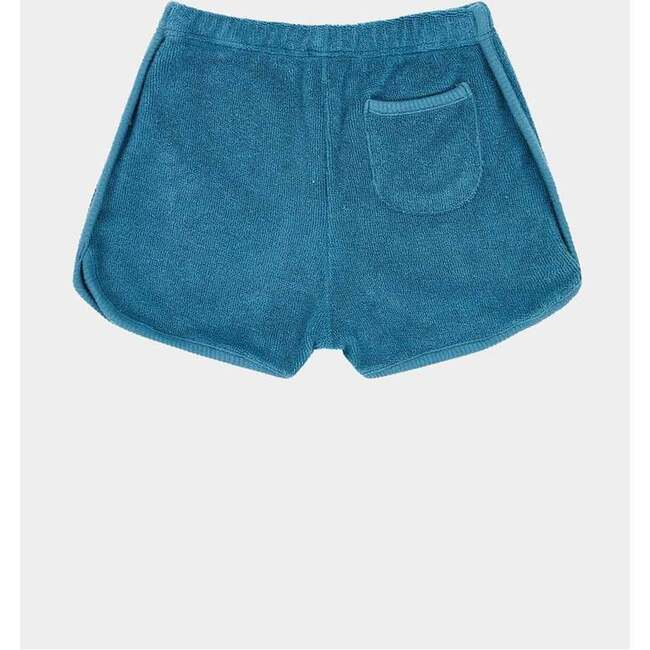 Leek Baby Towelling Shorts, Ocean Blue - Shorts - 2