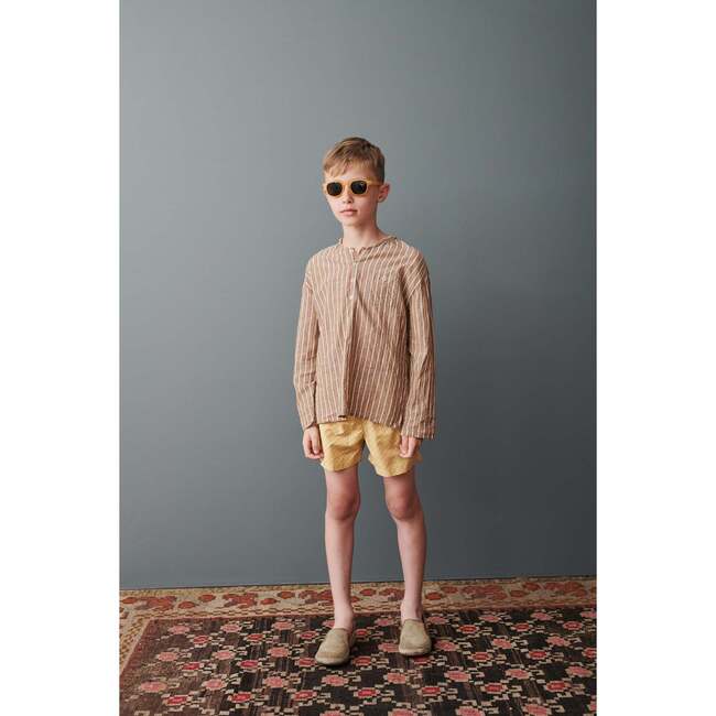 Kohlrabi Geo Print Swim Short, Buttercup - Swim Trunks - 2