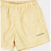 Kohlrabi Geo Print Swim Short, Buttercup - Swim Trunks - 3
