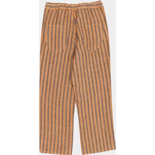 Erodium Button Fly Stripe Trouser, Mustard - Pants - 3