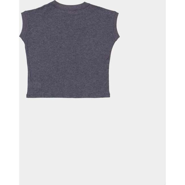 Cress Cuff Sleeve T-Shirt, Grey - Shirts - 2