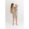 Women's Maya Lynn Short Sleeve Shirt And Shorts Pajama, Beige - Pajamas - 9
