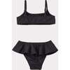 Sago Ruffle Bikini, Black - Swim Trunks - 2