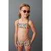 Sago Ruffle Print Bikini, Vintage Floral - Swim Trunks - 2