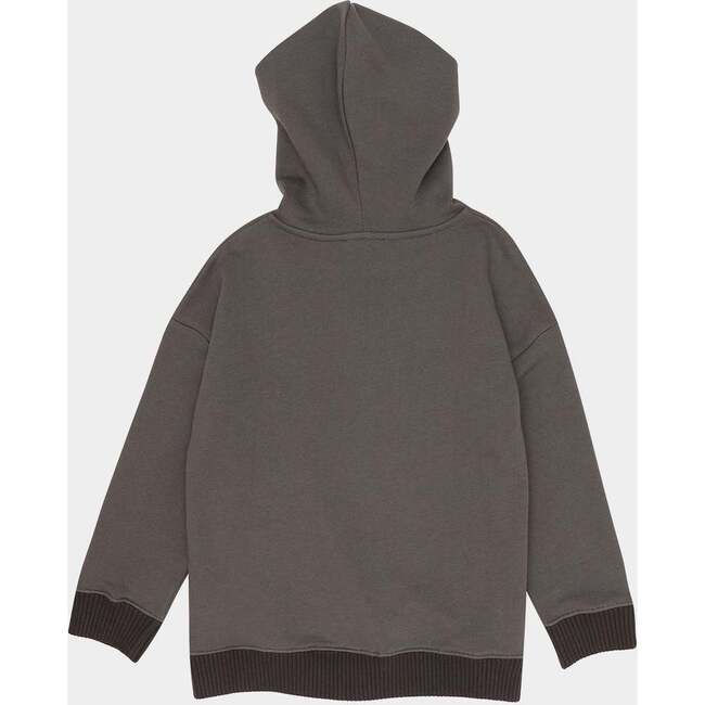 Nori Long Cuff Sleeve Pull-Over Hoodie, Cedar - Sweatshirts - 2