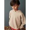 Nori Long Cuff Sleeve Pull-Over Hoodie, Taupe - Sweatshirts - 2