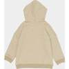 Nori Long Cuff Sleeve Pull-Over Hoodie, Taupe - Sweatshirts - 3