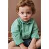 Aloe Peter Pan Collar Gingham Shirt, Green - Shirts - 2