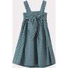 Abelia Square Neck Geo Print Dress, Blue - Dresses - 2