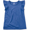 Pom-Pom Flutter Jersey Top, Morning Glory - Shirts - 1 - thumbnail