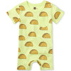 Pocket Shortie Baby Romper, Tacos Contigo - Rompers - 1 - thumbnail
