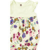 Print Mix Baby Flutter Romper, Monarchs And The Cosmos - Rompers - 2
