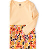 Print Mix Baby Romper, Painted Squash & Hibiscus - Rompers - 2