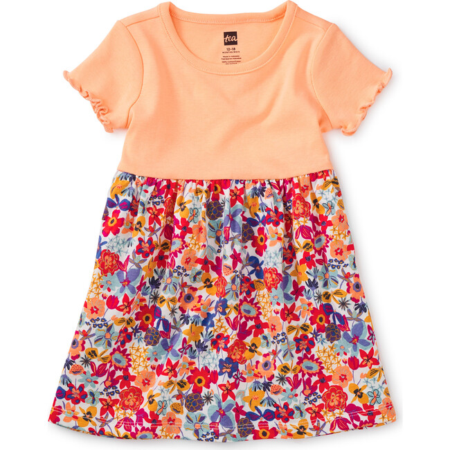 Print Mix Empire Baby Dress, Flores Silvestres And Chalk - Dresses - 1